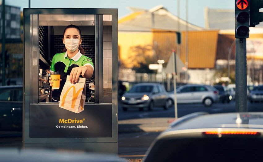 McDonald's - Plakatflächen in McDrive-Schalter