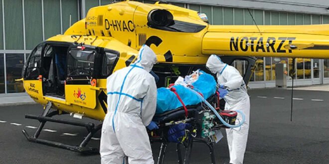 Transport von Corona-Erkrankten geprüft