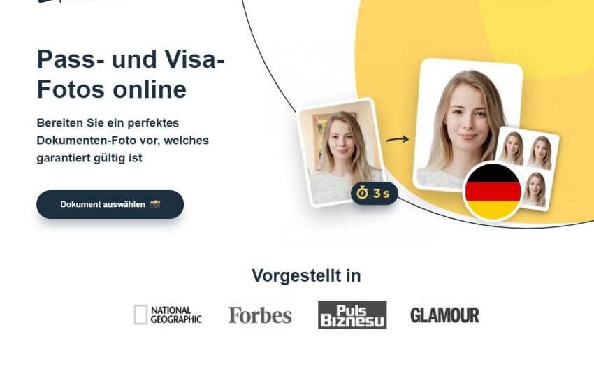 Revolution für biometrisches Passbild