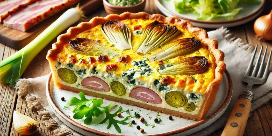 kassler lauch quiche mit blauschimmelkäse1